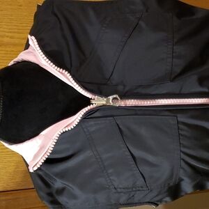 Lauren Ralph Lauren pink black reversible vest